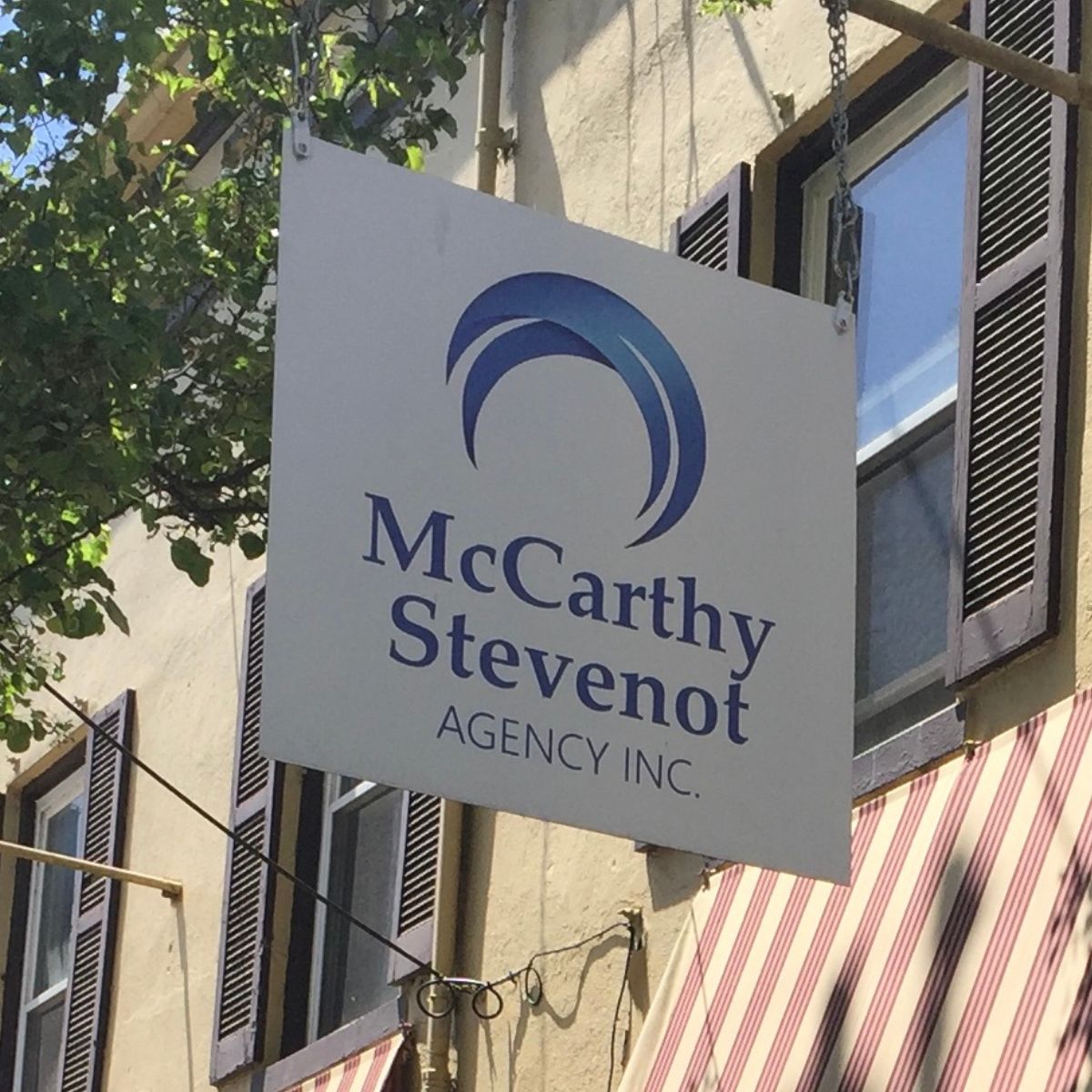 Choosing a small business health insurance broker in Ohio - McCarthy Stevenot Agency, Inc street sign