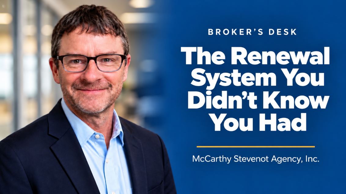 Ted Stevenot featured in a Broker’s Desk graphic about the health insurance renewal system employers may already be using without realizing it
