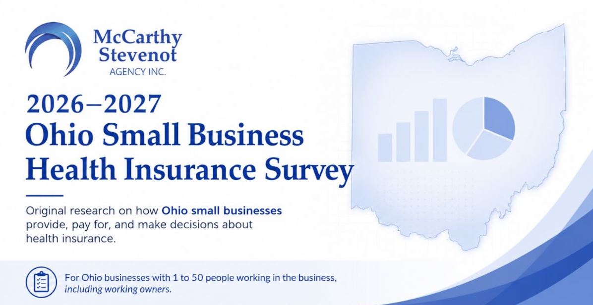2026–2027 Ohio Small Business Health Insurance Survey landscape graphic