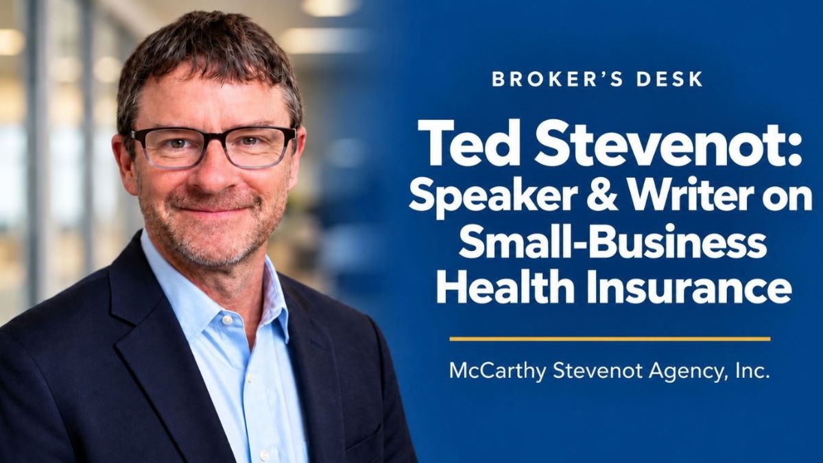 Ted Stevenot, small business health insurance speaker and writer
